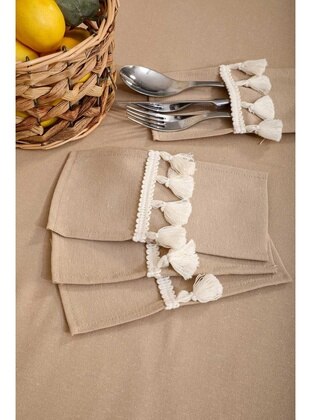 Beige - Dinner Table Textiles - Aisha`s Design
