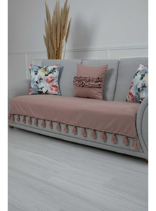Powder Pink - Sofa Throws - Aisha`s Design