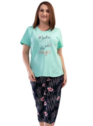 Sea Green - Plus Size Pyjamas - Vienetta