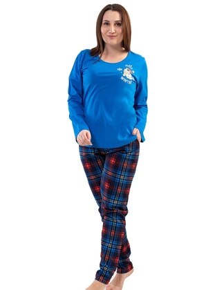 Saxe Blue - Plus Size Pyjamas - Vienetta