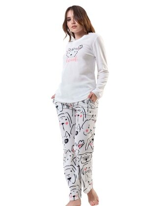 White - Pyjama Set - Vienetta
