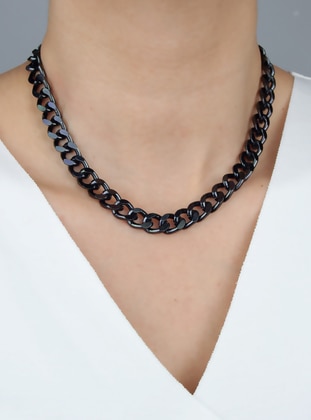 Black - Necklace - im Design