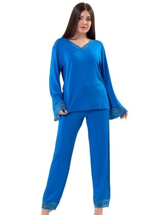 Saxe Blue - Pyjama Set - Vienetta