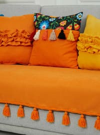 Orange - Sofa Throws