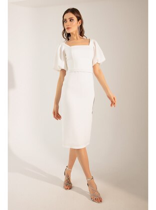 White - Evening Dresses - LAFABA