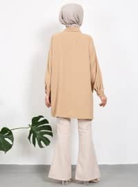 Stone Color - Cuban Collar - Tunic