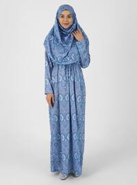 Blue - Multi - Unlined - Prayer Clothes