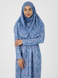 Blue - Multi - Unlined - Prayer Clothes
