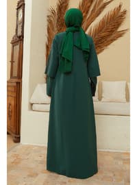 Emerald - Modest Plus Size Evening Dress
