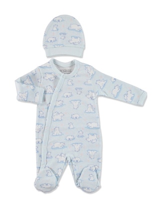 Blue - Baby Sleepsuits - Miniko Kids
