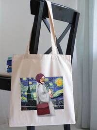  - Satchel - Cream - Tote/Canvas Bag