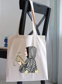  - Satchel - Cream - Tote/Canvas Bag
