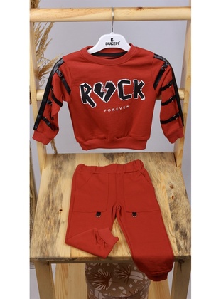 Red - Boys` Suit - Bukem Kids