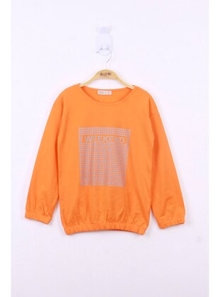 Orange - Girls` T-Shirt - Toontoy