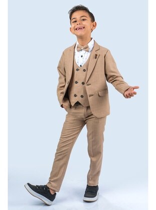 Brown - Boys` Suits - MNK Baby