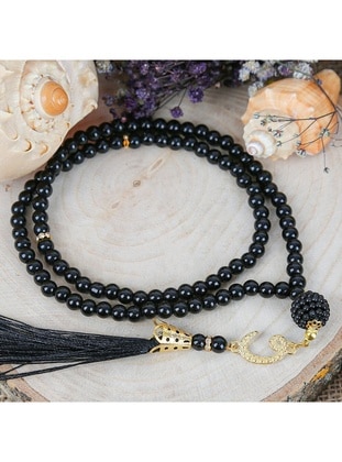 200gr - Black - Prayer Beads - İkranur