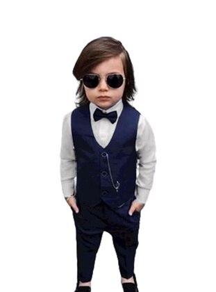 MNK Baby Navy Blue Boys` Suits