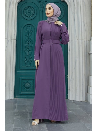 Lilac - Modest Dress  - Vavinor