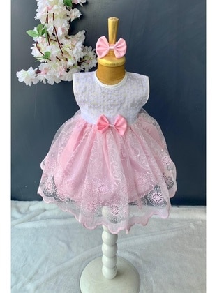 MNK Baby Pink Baby Dress