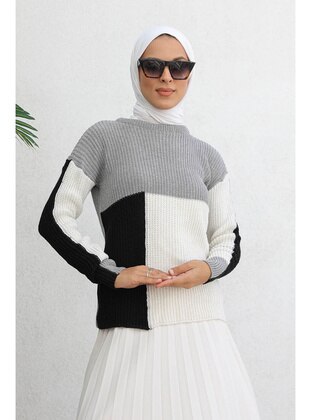 MODAPİNHAN Gray Knit Sweaters
