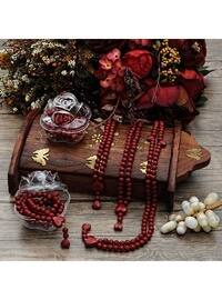 Maroon - Prayer Beads