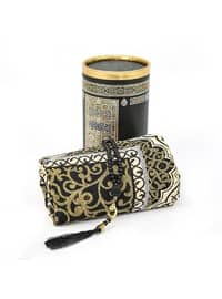Gift Cylinder In A Box Prayer Rug, Pearl Rosary Tasbih Set