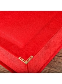 Gift Velvet Box Red Color (38x22)