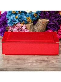 Gift Velvet Box Red Color (38x22)