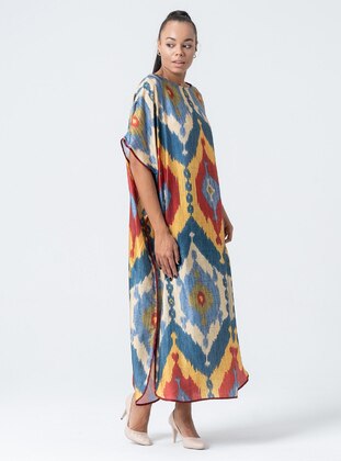 Multi Color - Multi Color - Evening Abaya - Galeri Tunç