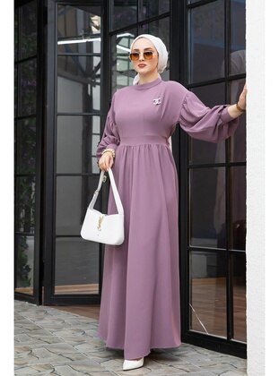 Lilac - Modest Dress - Giyimim Store