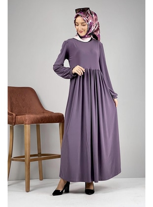 Lilac - Modest Dress  - Modapinhan