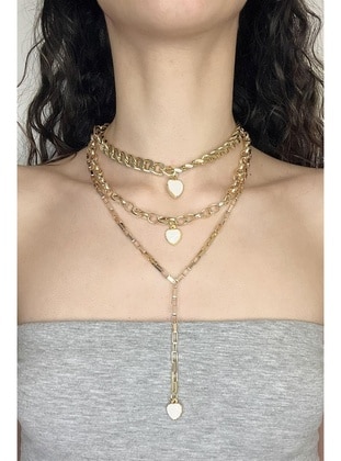 Gold color - Necklace - Sose Moda