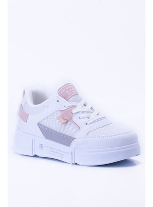 Powder Pink - White - Sports Shoes - En7