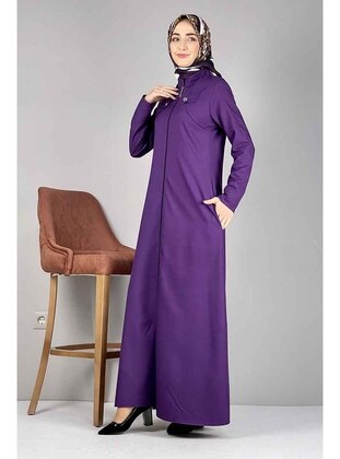 Purple - Abaya  - Modapinhan