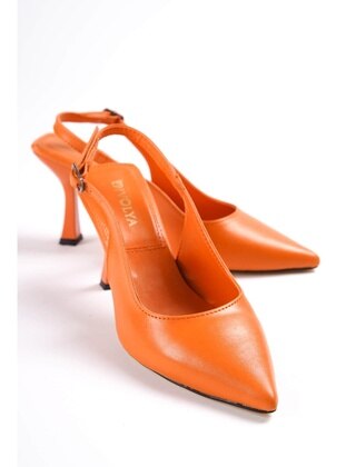 Orange - Heels - DİVOLYA