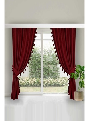 Burgundy - Curtains & Drapes - Aisha`s Design