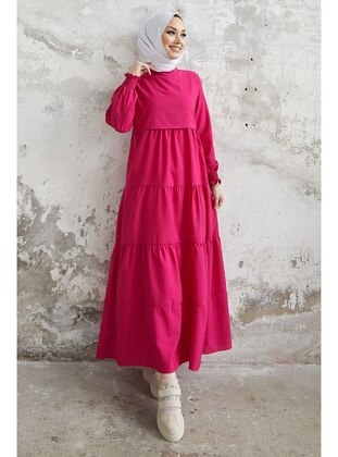 Fuchsia - Modest Dress - InStyle