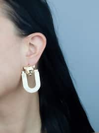 Beige - Earring