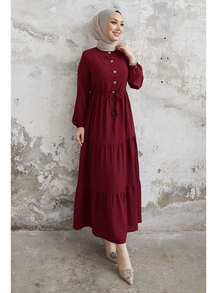 Maroon - Modest Dress - InStyle