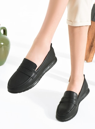 حذاء كاجوال - أسود - أحذية كاجوال - Pembe Potin