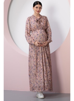Powder Pink - Maternity Dress - IŞŞIL