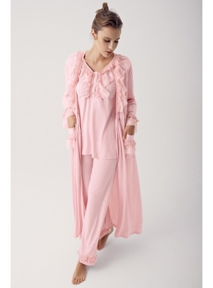 Powder Pink - Pyjama Set - Artış Collection