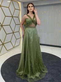 Fully Lined - Green - Evening Dresses