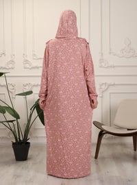 Salmon - Floral - Unlined - Prayer Clothes