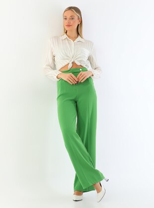 Green - Pants - EVS WOMAN