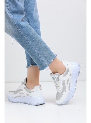 White - Gray - Sports Shoes - En7