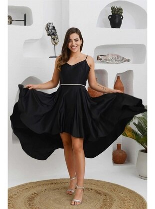 Fully Lined - 1000gr - Black - Evening Dresses - Carmen