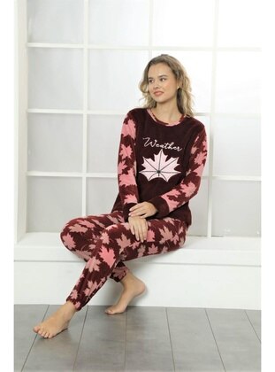 Seboteks Maroon Pyjama Set