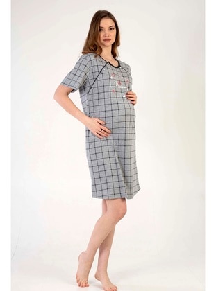 Grey - Maternity Pyjamas - Vienetta
