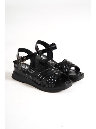 300gr - Black - Sandal - Moda Değirmeni